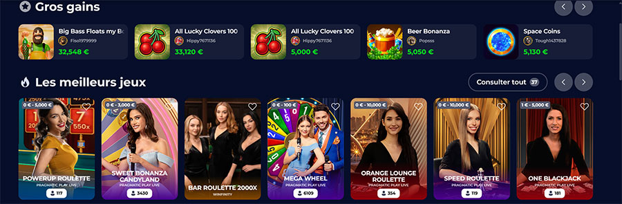 Nine Casino France casino live
